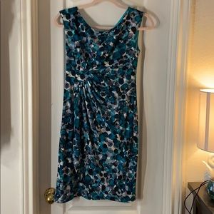 Petite Sleeveless Dress with Cinched Waist